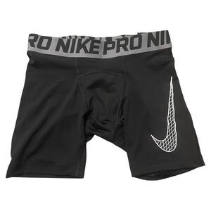 Nike Pro Boys Training Shorts M Black Dri-FIT Compression Youth Activewear NWT